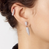 Kolczyki srebrne z cyrkoniami Emblems