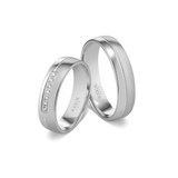 Komplet obrączek złotych PINK