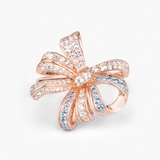 Pierścionek srebrny Balerina