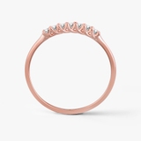 Pierścionek złoty z brylantami