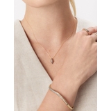 Pierścionek złoty z brązowymi diamentami Karmelowa