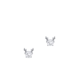 Kolczyki srebrne z cyrkonią