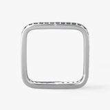 Pierścionek srebrny z czarnymi cyrkoniami