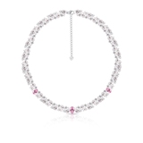 Naszyjnik srebrny z cyrkoniami Ceremonials