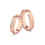 Obrączka złota PINK