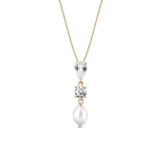 Wisiorek złoty z perłą Ceremonials