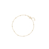 Bransoleta złota na nogę