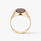 Sygnet złoty z onyksem