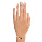 Bransoleta srebrna Freedom