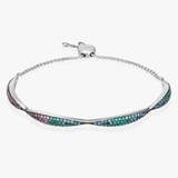 Bransoleta srebrna Preludium Paradise Birds