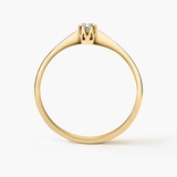 Pierścionek zaręczynowy złoty Jedyny