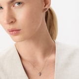 Wisiorek złoty z brązowymi diamentami Karmelowa