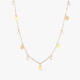 Naszyjnik złoty z perłami