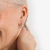 Kolczyki złote z brylantami