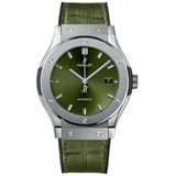 ZEGAREK HUBLOT CLASSIC FUSION TITANIUM GREEN
