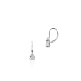 Kolczyki srebrne długie z cyrkoniami