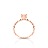 Pierścionek srebrny z sercem