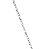 Łańcuszek srebrny ankier