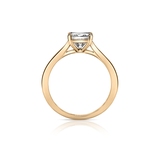 Pierścionek zaręczynowy złoty Niezwykły