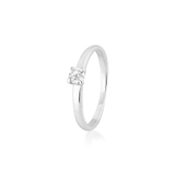 Pierścionek zaręczynowy złoty Szczęśliwy