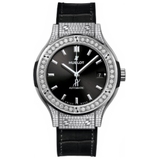 ZEGAREK HUBLOT CLASSIC FUSION TITANIUM PAVE