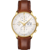 ZEGAREK JUNGHANS MEISTER CHRONOSCOPE DATE ENGLISH