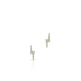 Kolczyki złote z cyrkoniami