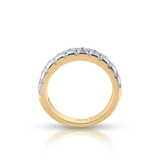 Pierścionek złoty z brylantami