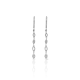 Kolczyki białe złoto z brylantami