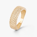 Pierścionek złoty ażurowy