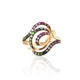 Pierścionek złoty Preludium Paradise Birds