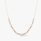 Naszyjnik złoty z perłami