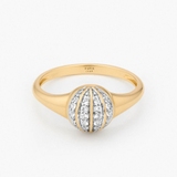 Pierścionek złoty Follow