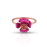 Pierścionek złoty Kwiaty Nocy