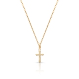 Wisiorek złoty krzyżyk