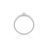 Pierścionek zaręczynowy złoty Szczęśliwy