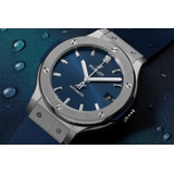 ZEGAREK HUBLOT CLASSIC FUSION TITANIUM BLUE