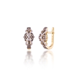 Kolczyki złote Anna Karenina