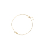 Bransoletka złota literka M