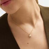 Wisiorek złoty Kwiaty Nocy Bratki