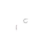 Eleganckie kolczyki koła z cyrkoniami