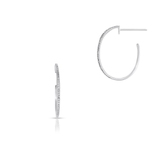 Kolczyki białe złoto z diamentami