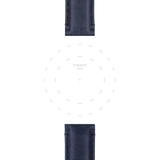 Skórzany niebieski pasek Tissot 20 mm