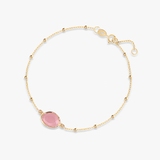 Bransoleta złota z chalcedonem Saint Tropez