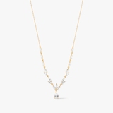 Naszyjnik złoty z cyrkoniami Ceremonials