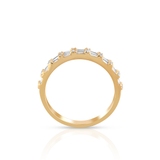 Pierścionek złoty z diamentami