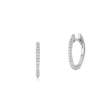 Kolczyki białe złoto z diamentami