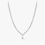 Naszyjnik złoty z cyrkoniami Ceremonials