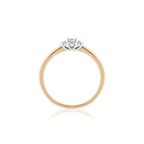 Pierścionek zaręczynowy złoty Wieczny