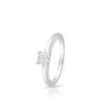 Pierścionek białe złoto z diamentem